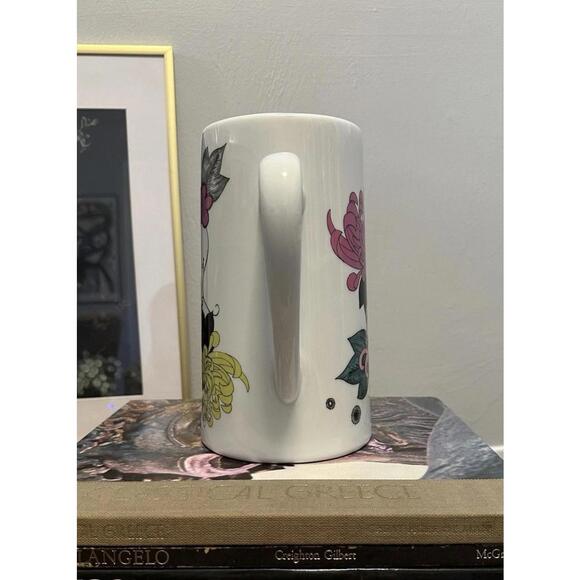 Paperchase Porcelain Floral Pitcher W/ A Vibrant Multicolored Floral Design - Picture 2 of 6